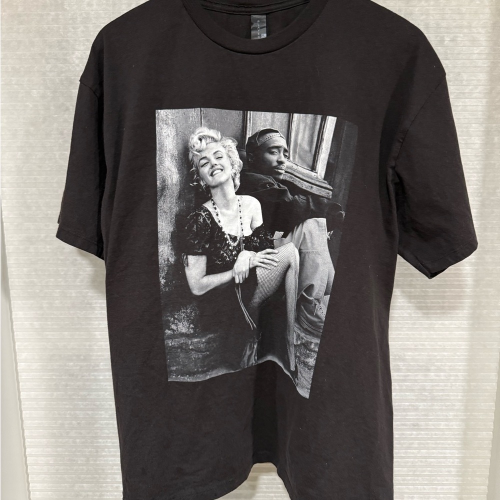 Tupac and Marilyn Monroe Graphic T